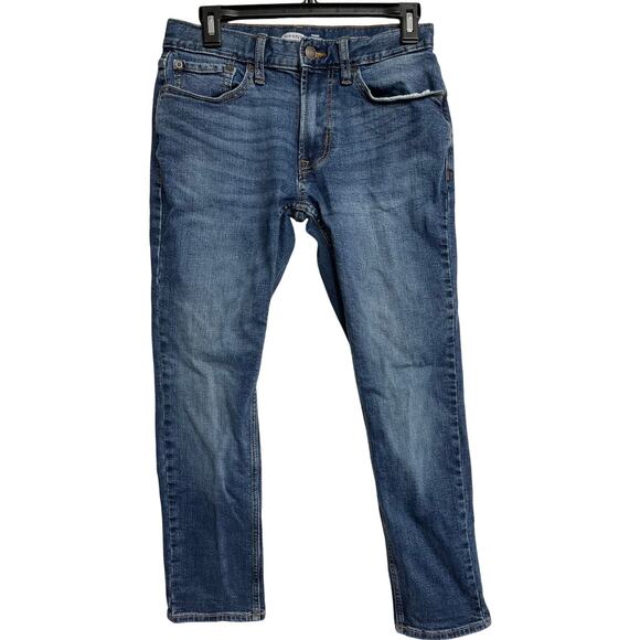 Old Navy Jeans Mens Size 28 Dark Blue Denim Skinny Cotton Blend Casual Capsule - Picture 1 of 5